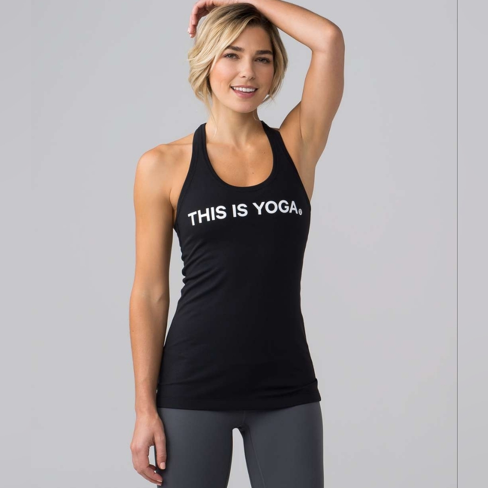 THIS IS YOGA RACERBACK TANK